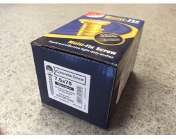 Timco 7.5x70mm Concrete Screws (box 100)