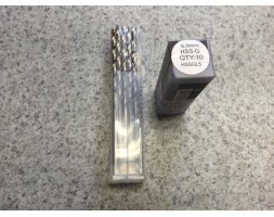 Hss twist drill bit "ground" 5mm long reach (pk 10)